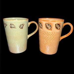 Just Mugs Fall Leaves Coffee Mugs Made in England